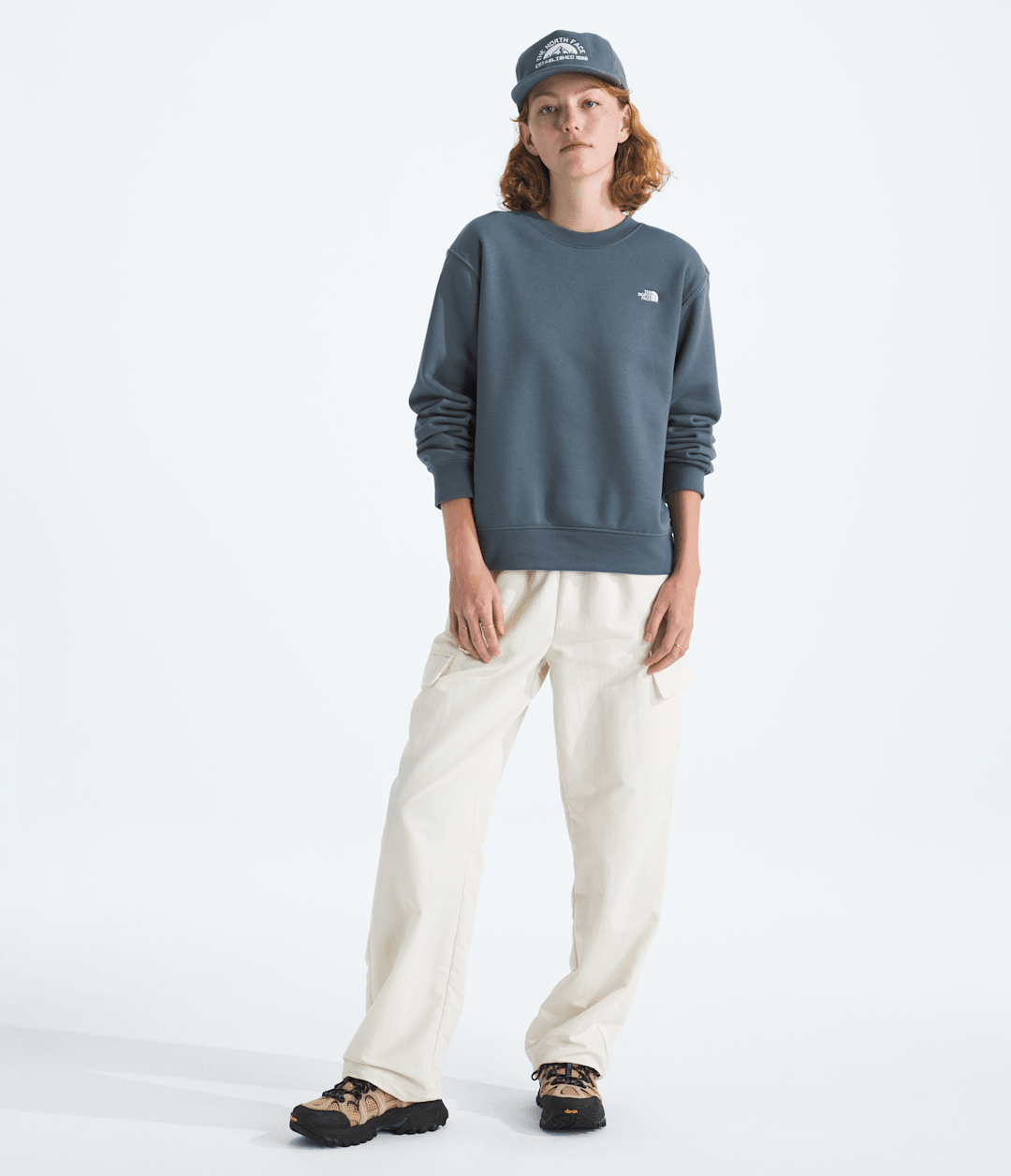 Women’s TNF™ Essential Simple Dome Relaxed Crew Granite Grey