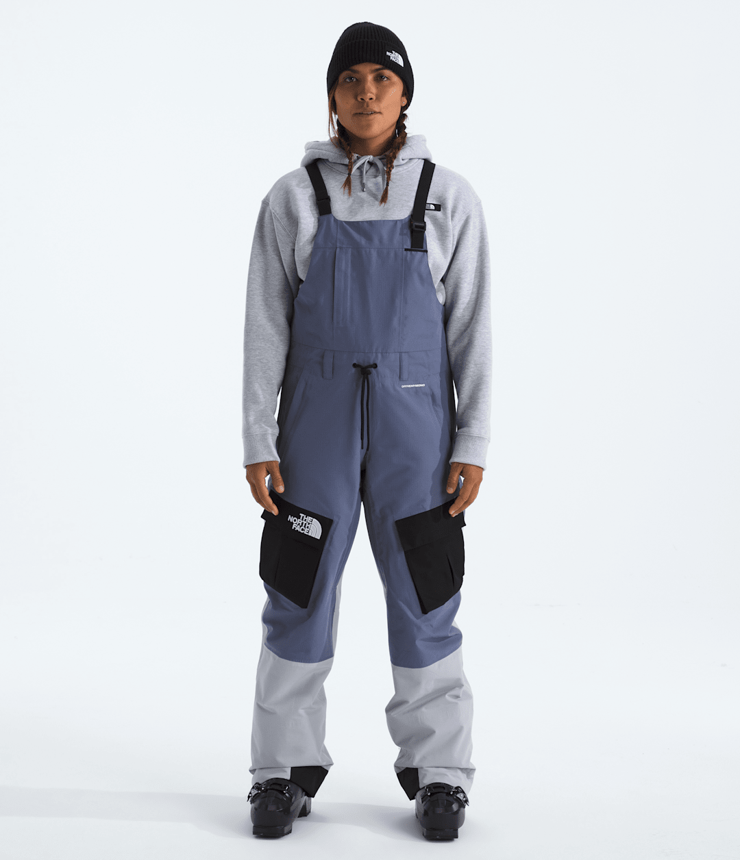 Women’s Dragline Bibs Blue Flax/Twilight Galaxy/TNF Black