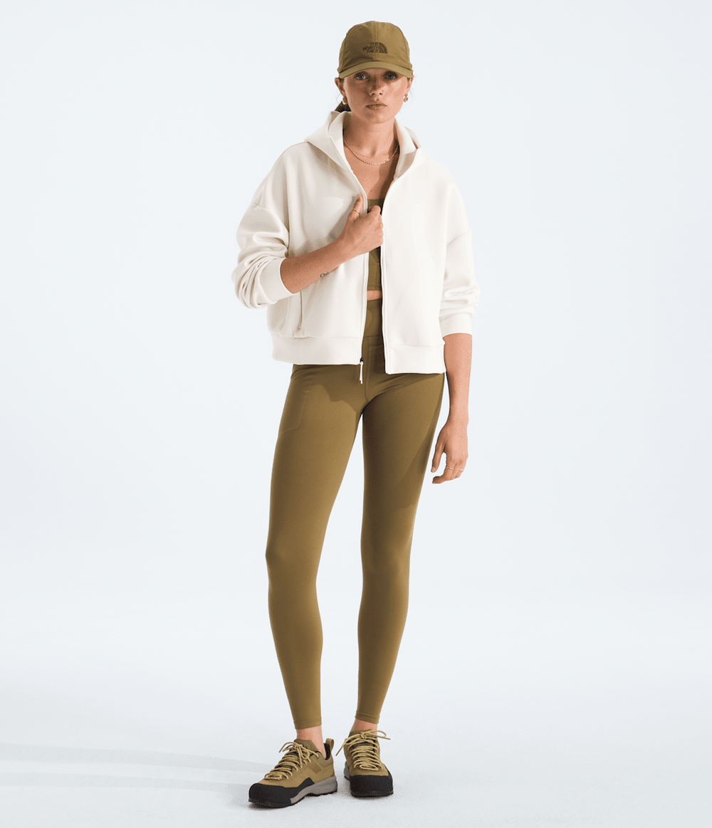 Women’s Jaida Full-Zip Hooded Jacket White Dune