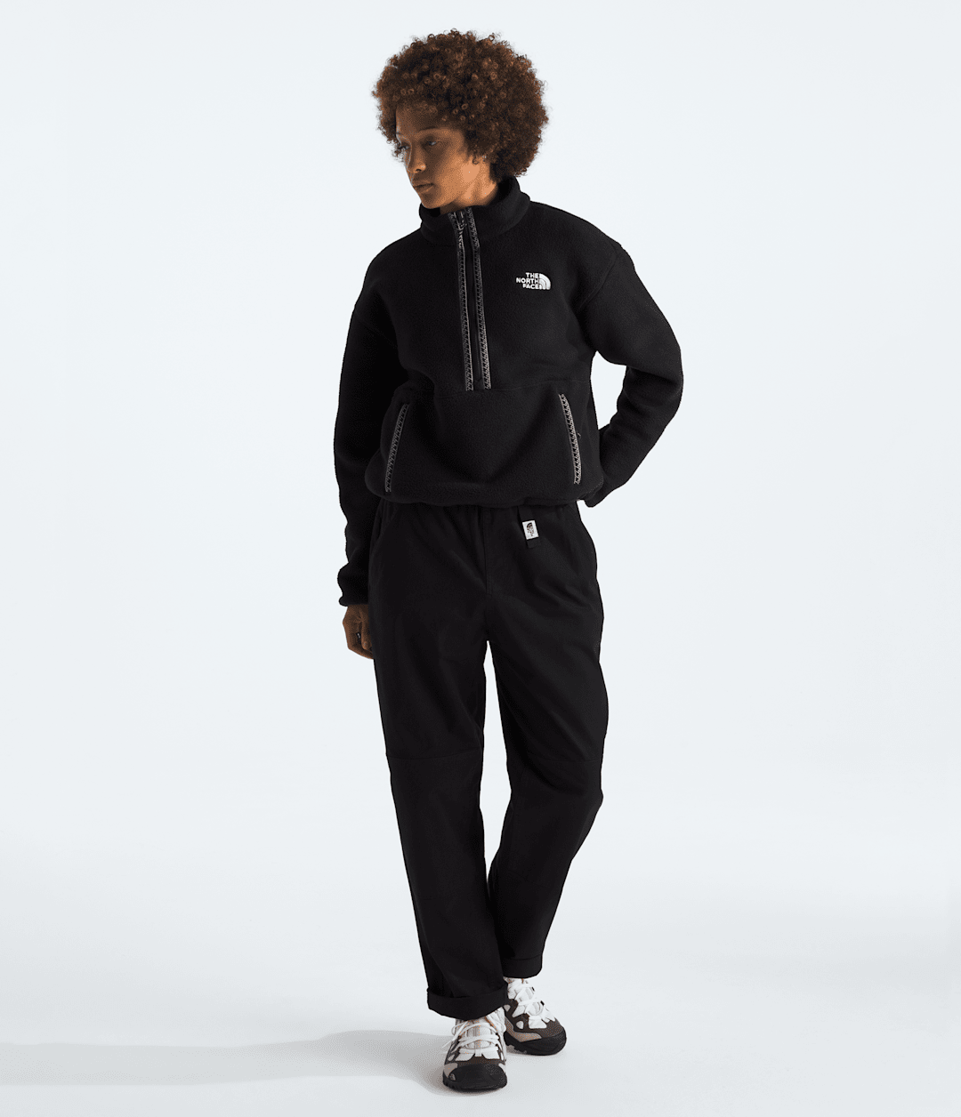 Women’s TNF™ Fleeski ¼-Zip Pullover TNF Black/TNF Black