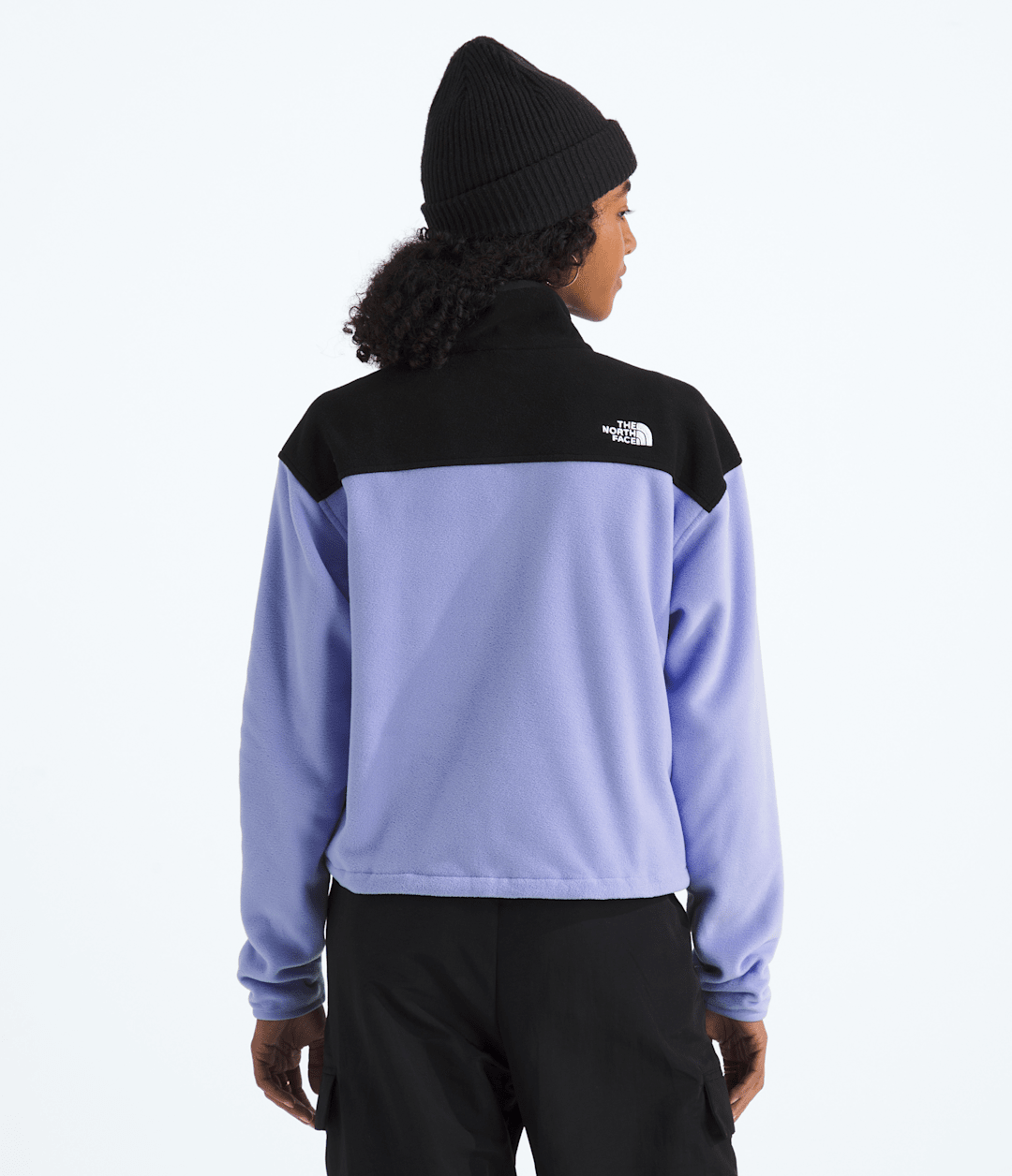 Women’s Glacier Fleece ½-Zip Short Jacket Periwinkle Glow-Tnf Black