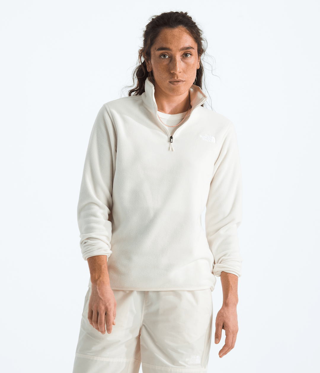 Women’s Glacier Fleece ¼-Zip Jacket White Dune