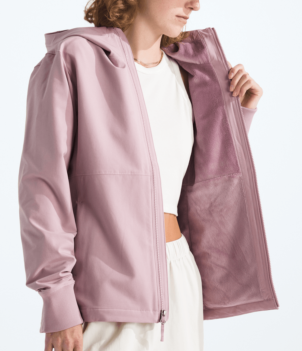 Women’s Shelbe Raschel Hoodie Metal Pink