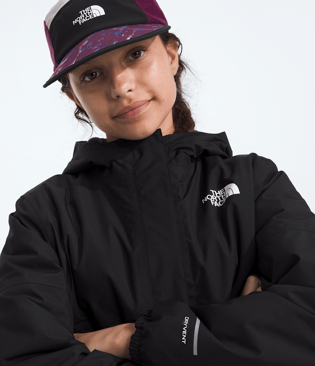 Girls’ Warm Antora Rain Jacket TNF Black/TNF Black