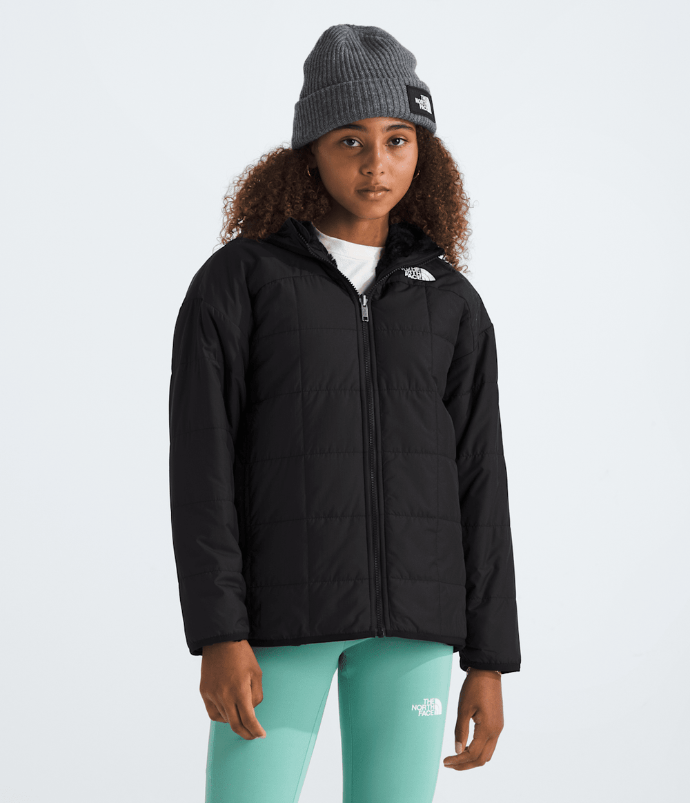 Girls’ Reversible Shasta Short Parka TNF Black