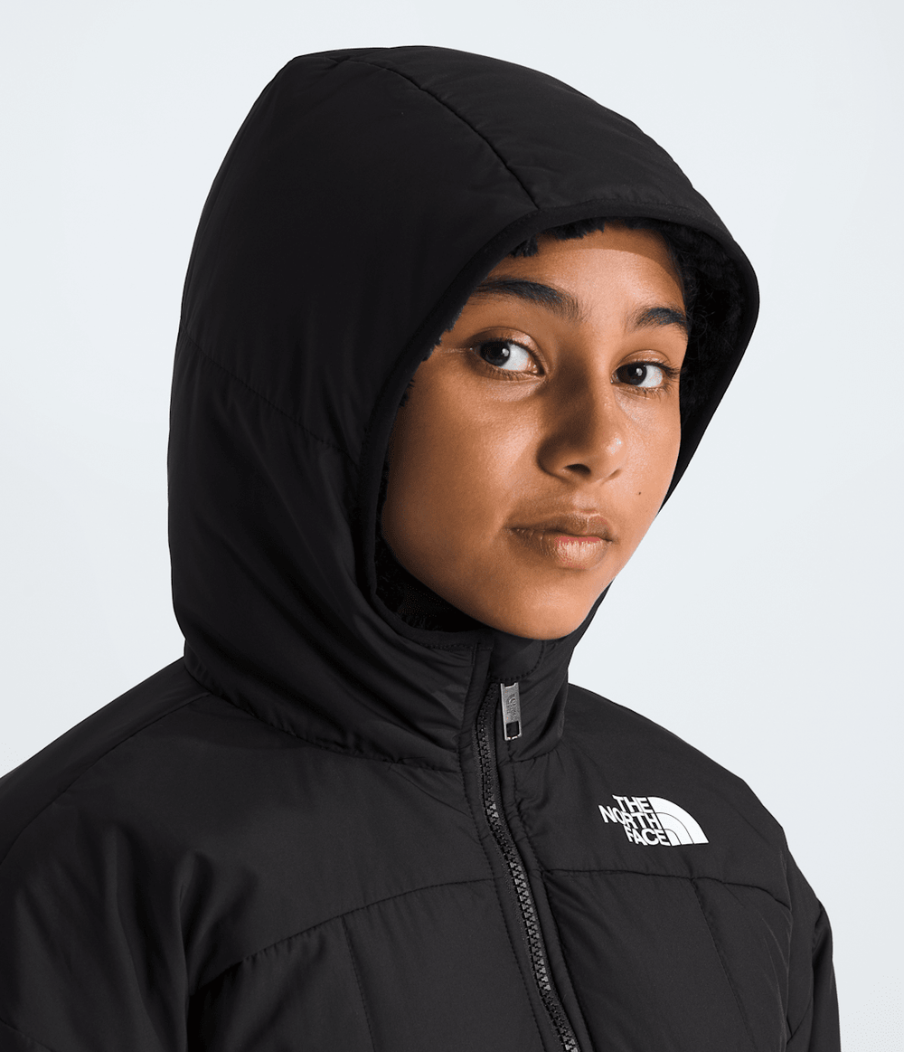 Girls’ Reversible Shasta Short Parka TNF Black