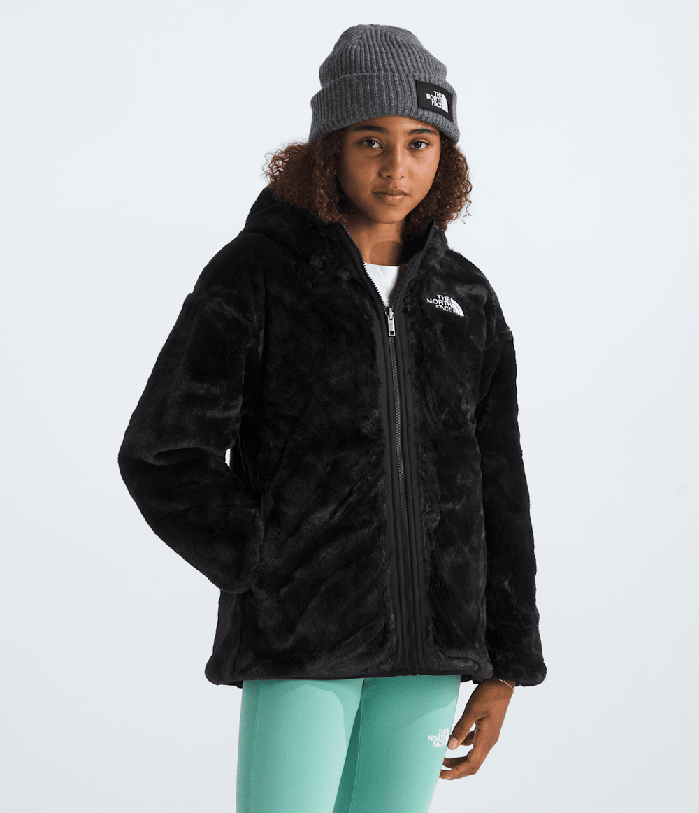 Girls’ Reversible Shasta Short Parka TNF Black