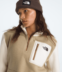 Women’s Yumiori ¼-Zip Jacket Khaki Stone/White Dune/Utility Brown