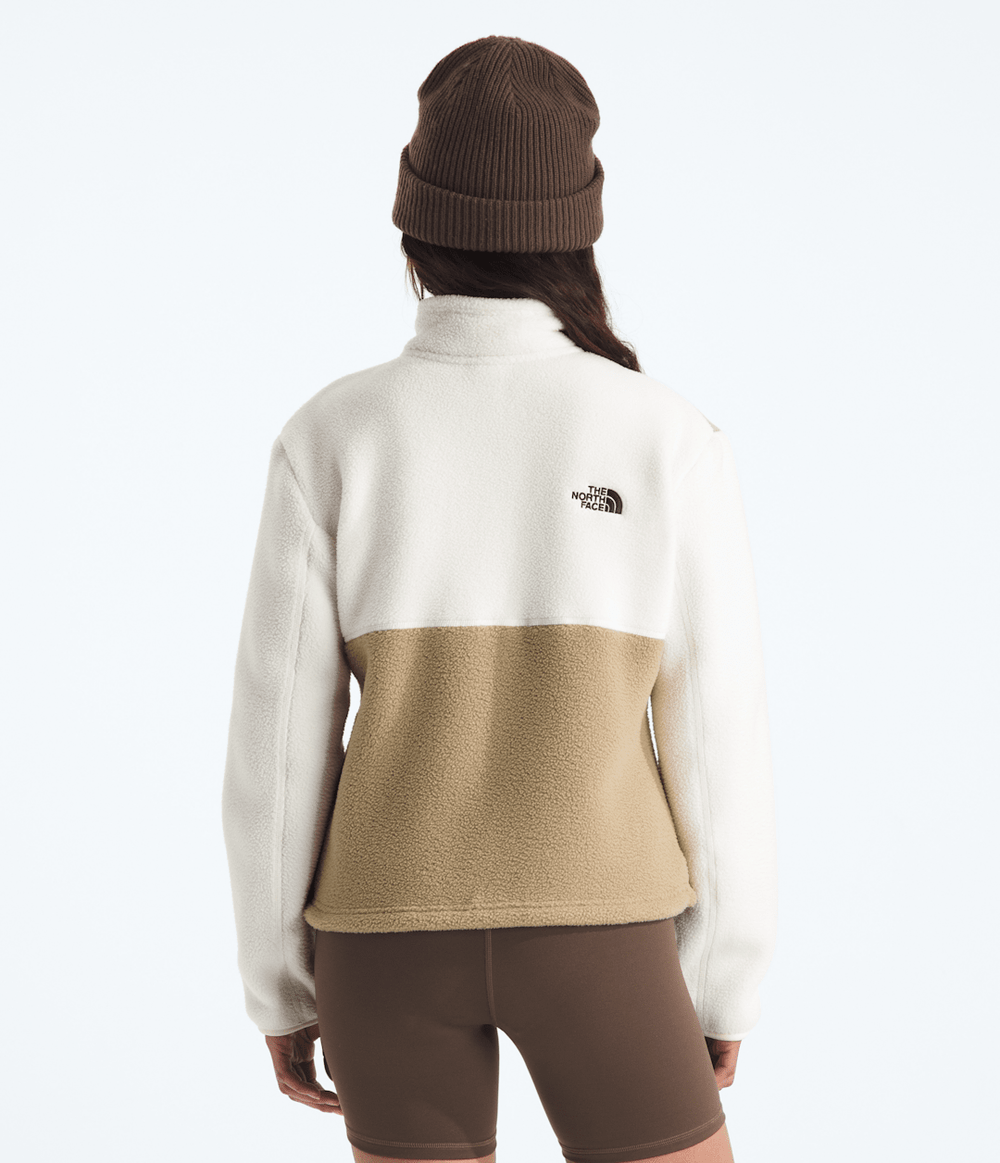 Women’s Yumiori ¼-Zip Jacket Khaki Stone/White Dune/Utility Brown