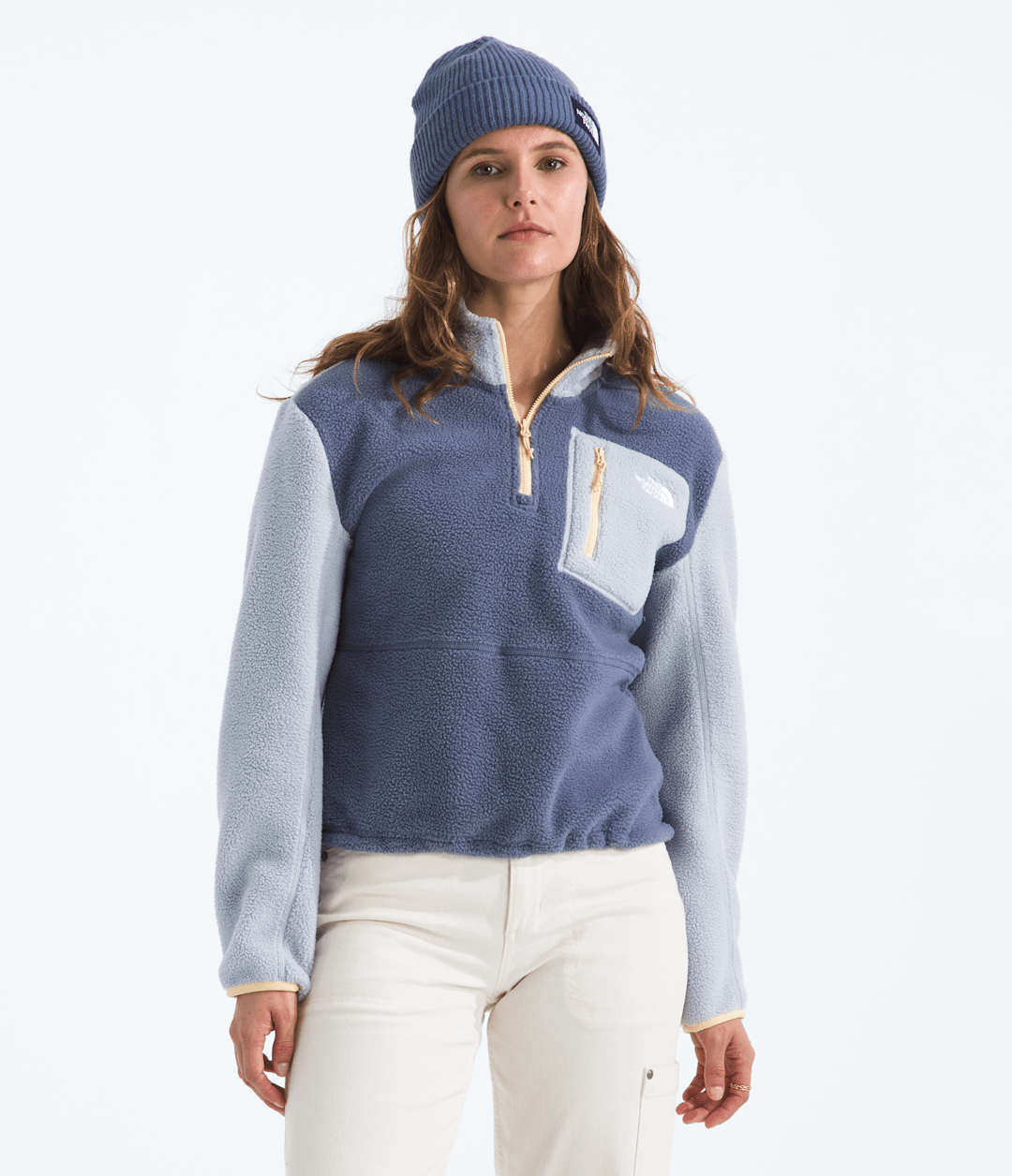 Women’s Yumiori ¼-Zip Jacket Twilight Galaxy/Blue Flax/Mineral Salt