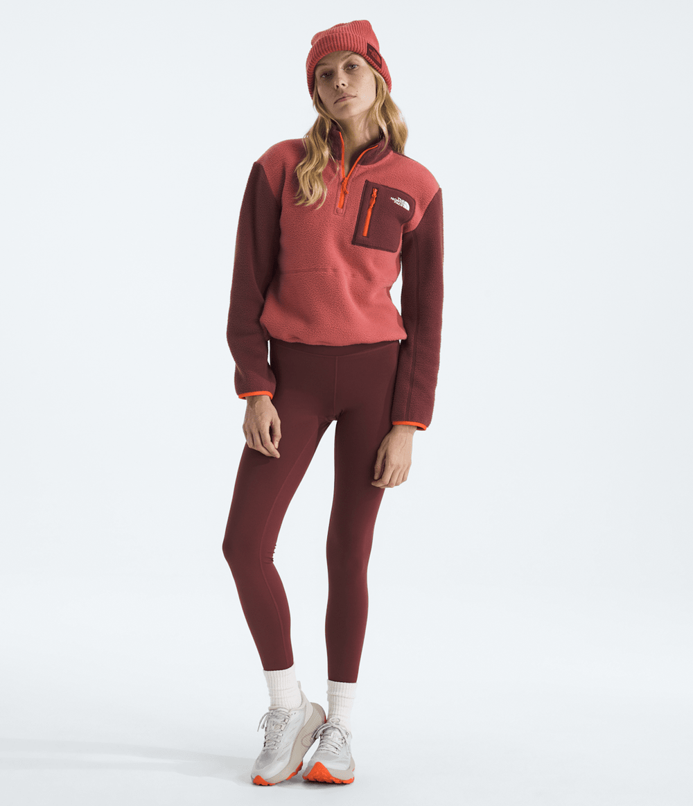 Women’s Yumiori ¼-Zip Jacket Mars Dust/Sumac/Solar Flare