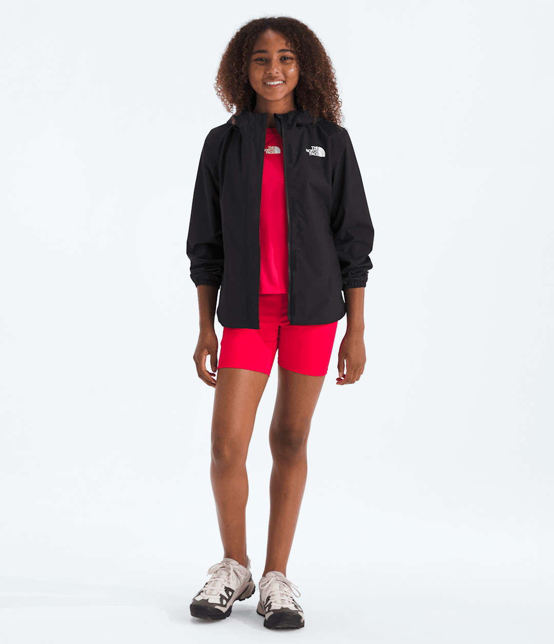 Girls’ Antora Rain Jacket TNF Black/TNF Black