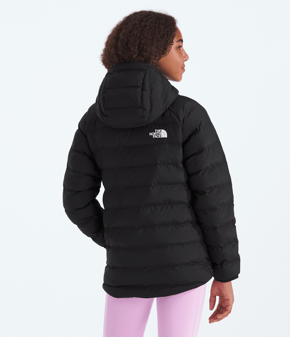 Girls’ Reversible Perrito Hooded Jacket TNF Black/Smoked Pearl