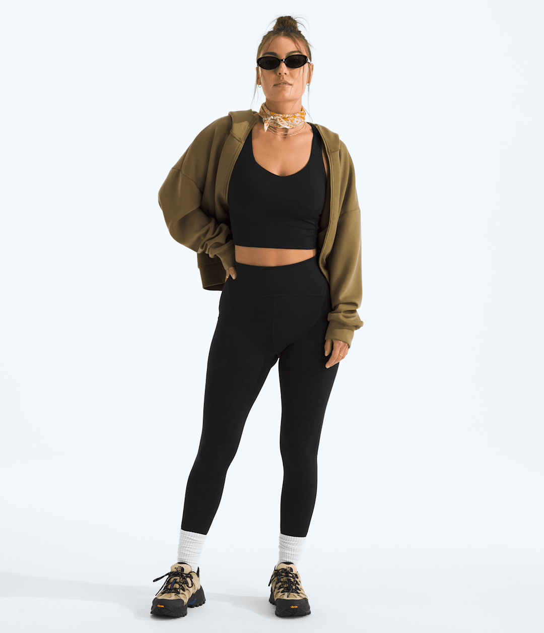 Women’s Jaida Long Line Bra TNF Black