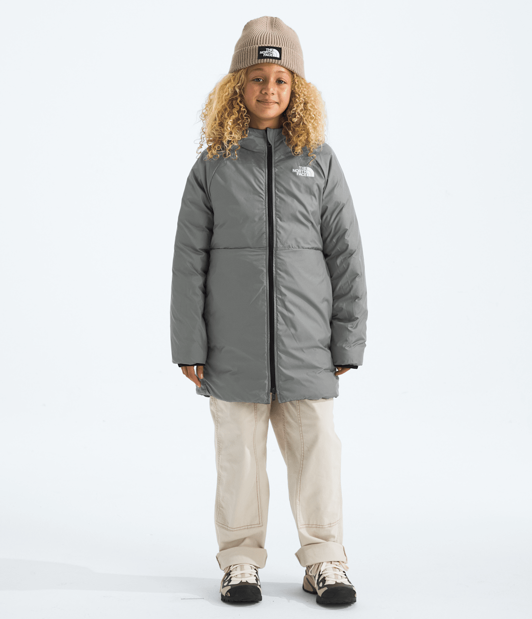 Girls’ Reversible Perrito Parka TNF Black