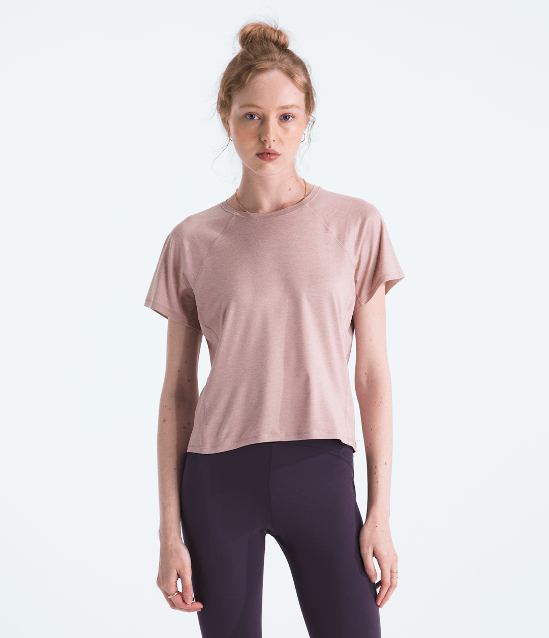 Women’s Jaida Short-Sleeve Tee Metal Pink Light Heather