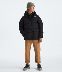 Boys’ & Girls’ North Down Fleece-Lined Short Parka TNF Black
