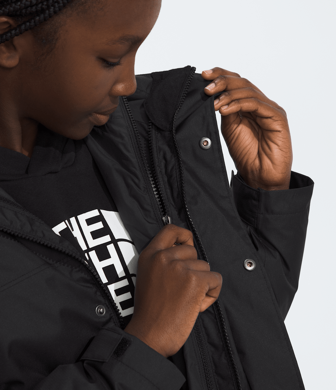 Boys’ & Girls’ North Down Triclimate® TNF Black