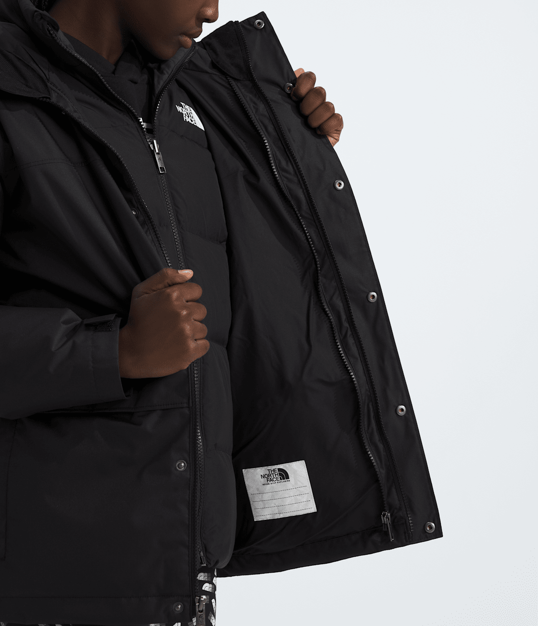 Boys’ & Girls’ North Down Triclimate® TNF Black