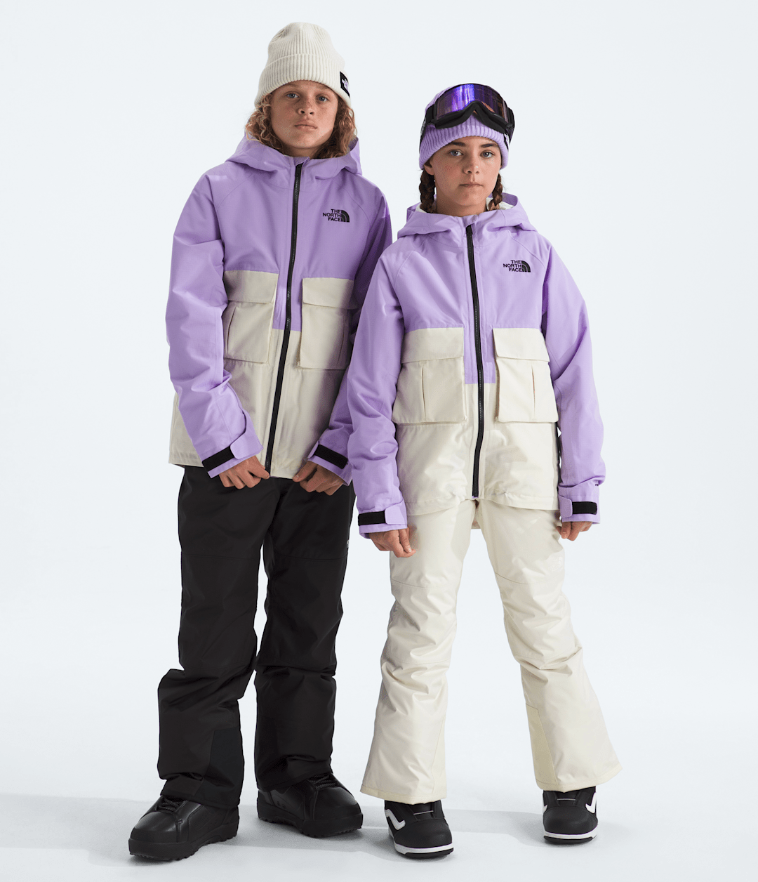 Boys’ & Girls’ Dragline Jacket Lite Lilac/White Dune