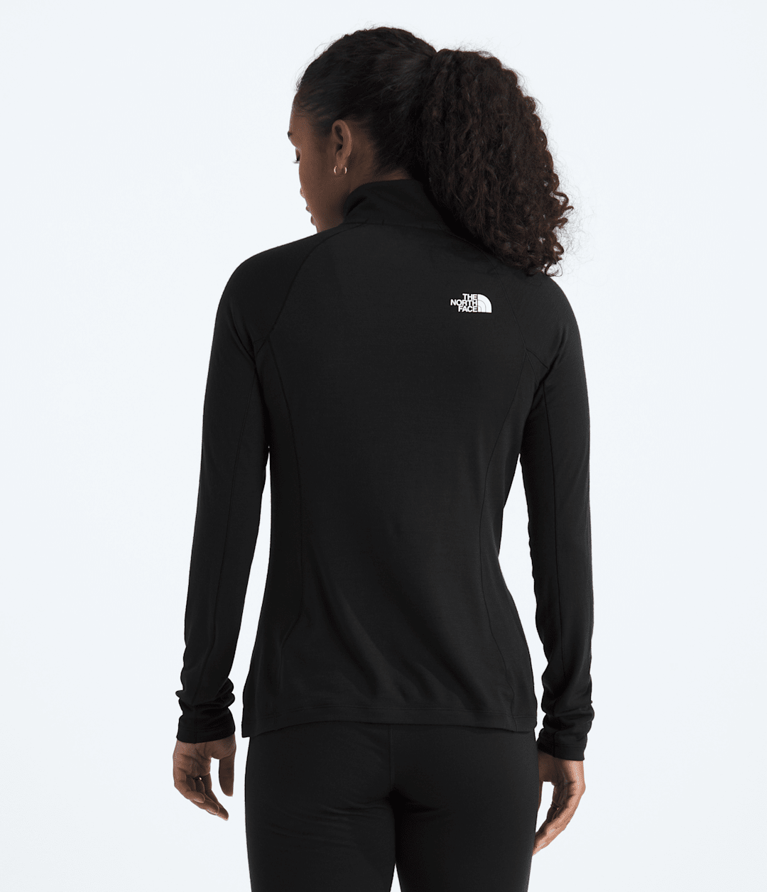TNF X Smartwool Women’s Merino Blend 150 Long-Sleeve ¼-Zip Black