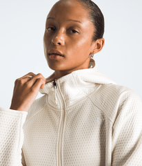 Women’s DOTKNIT™ Thermal Full-Zip Hoodie White Dune