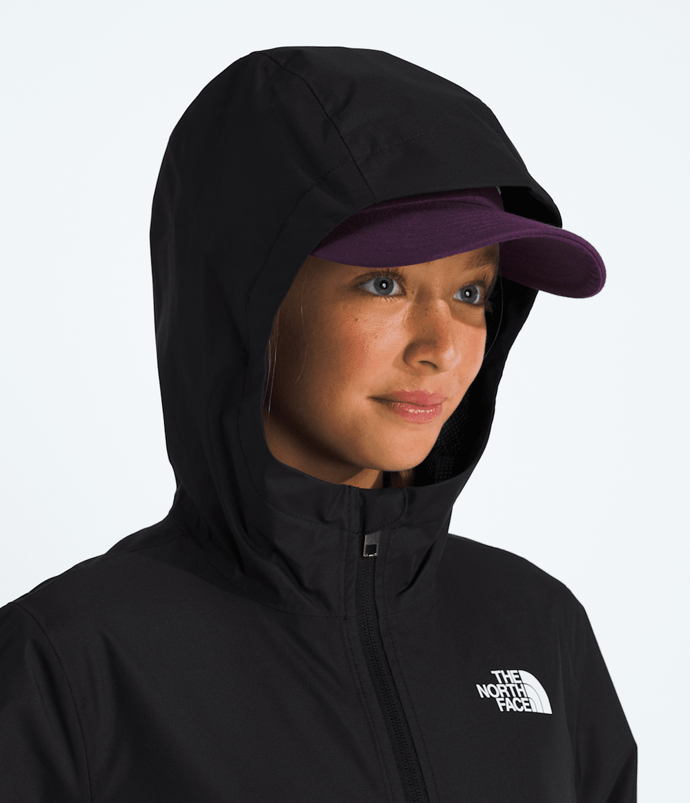 Boys’ & Girls’ Zipline Rain Jacket TNF Black