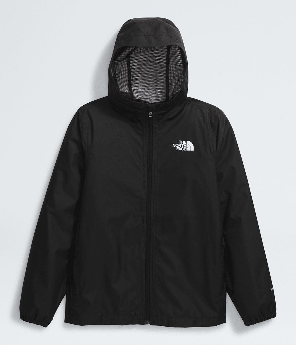 Boys’ & Girls’ Zipline Rain Jacket TNF Black