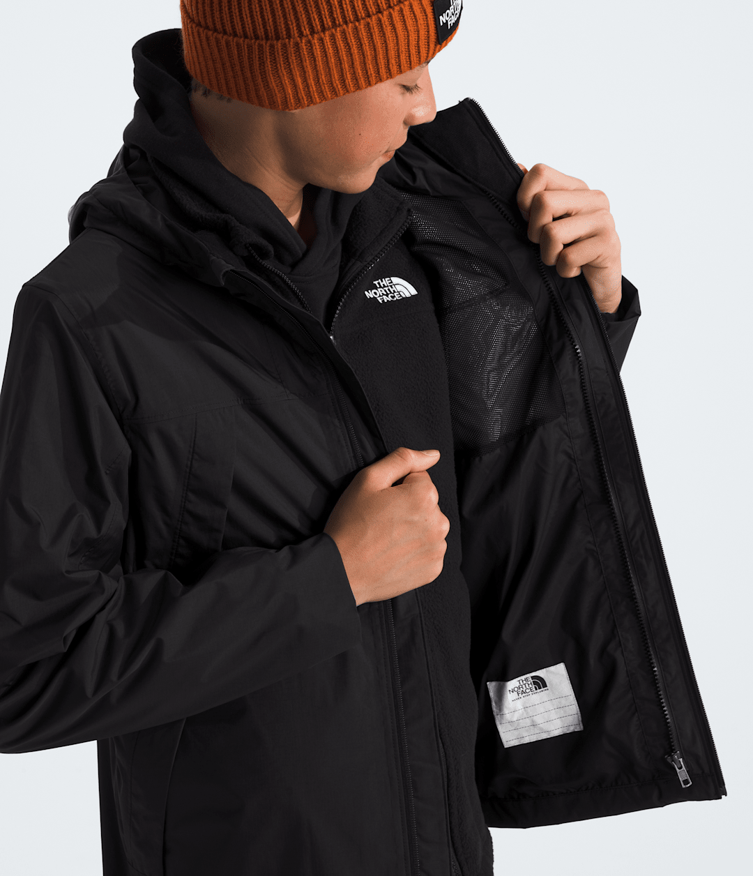 Boys’ & Girls’ Antora Triclimate™ TNF Black