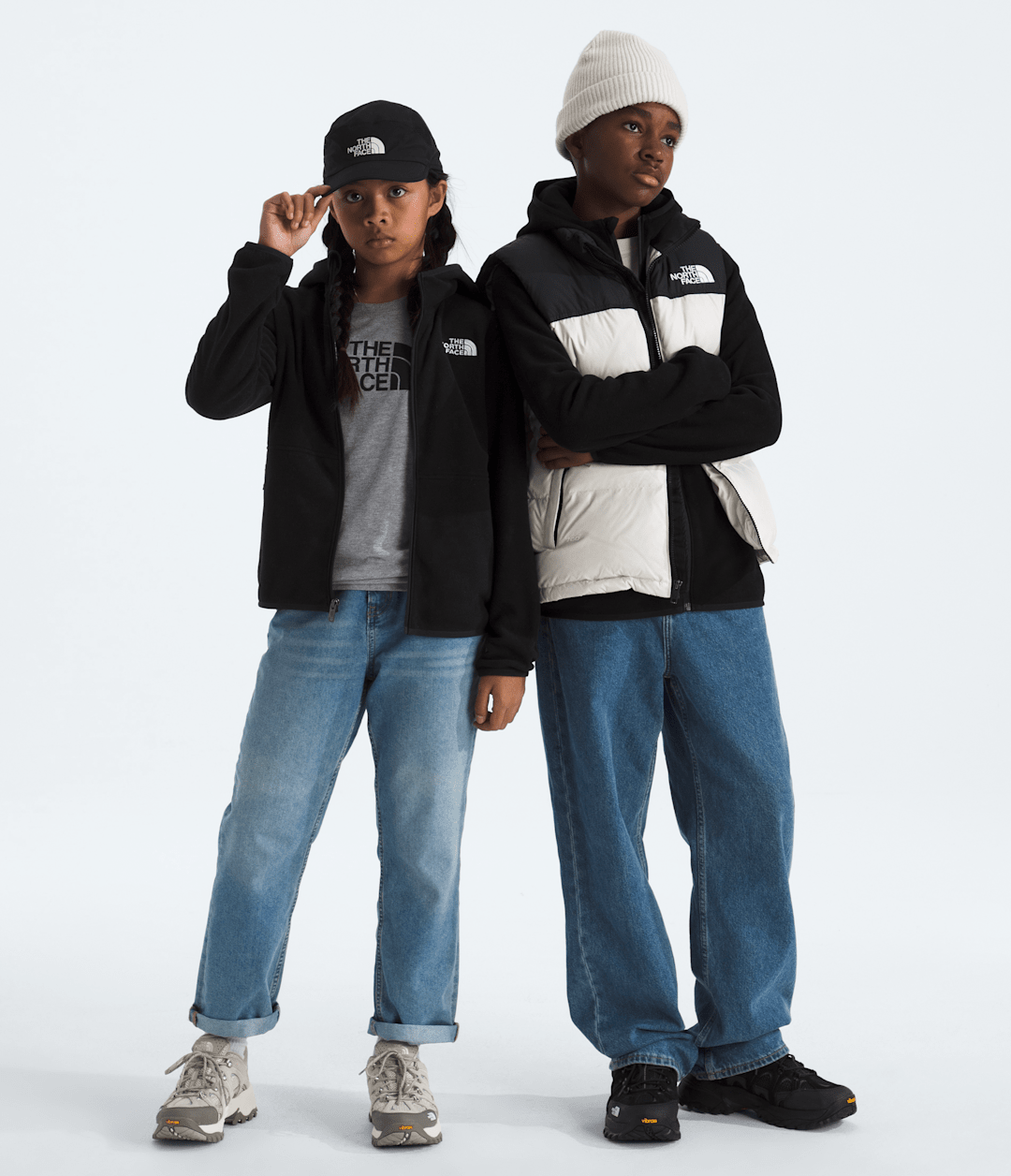 Boys’ & Girls’ Glacier Full-Zip Hoodie TNF Black