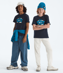 Boys’ & Girls’ Evolution Bubble Cloud Short-Sleeve Tee—Graphic Summit Navy