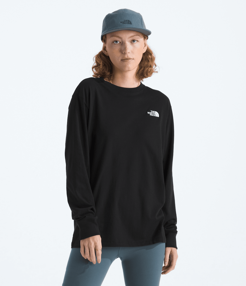 Women’s Evolution Simple Dome Long-Sleeve Tee TNF Black
