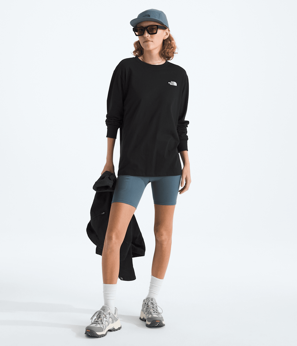 Women’s Evolution Simple Dome Long-Sleeve Tee TNF Black