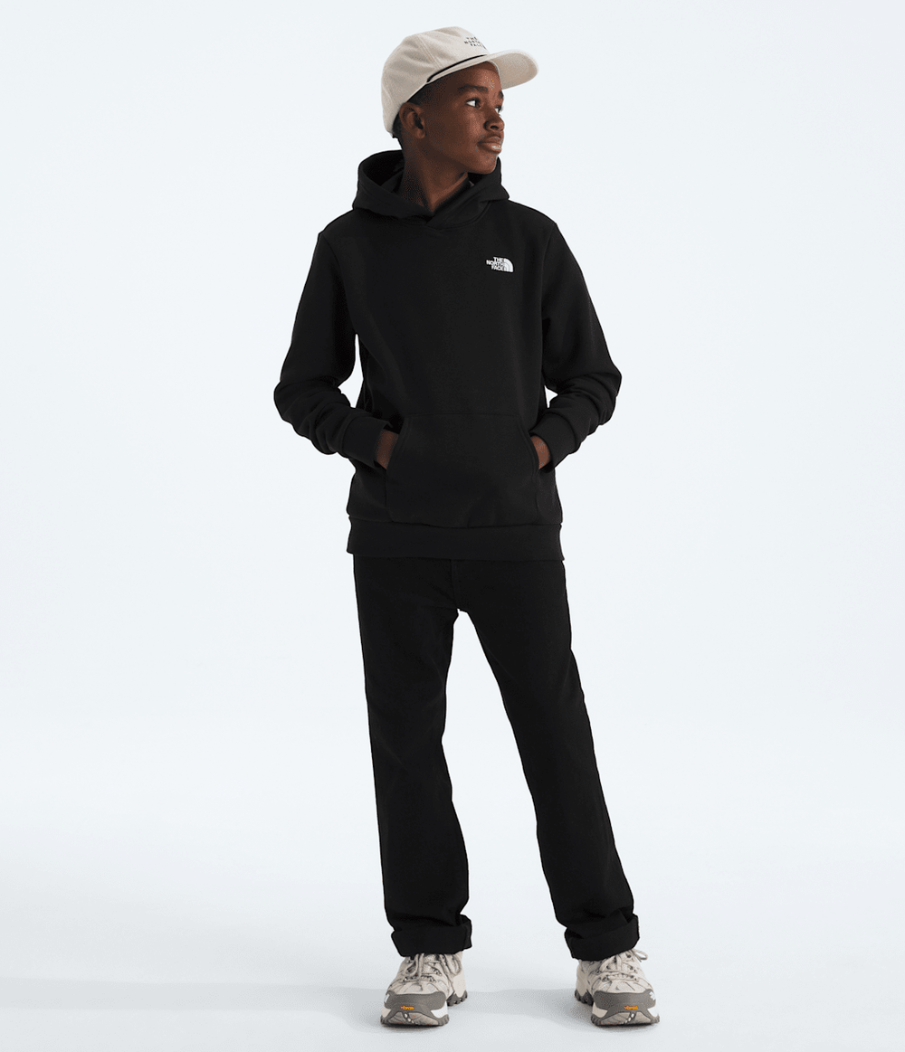Boys’ & Girls’ Evolution Simple Dome Pullover Hoodie TNF Black