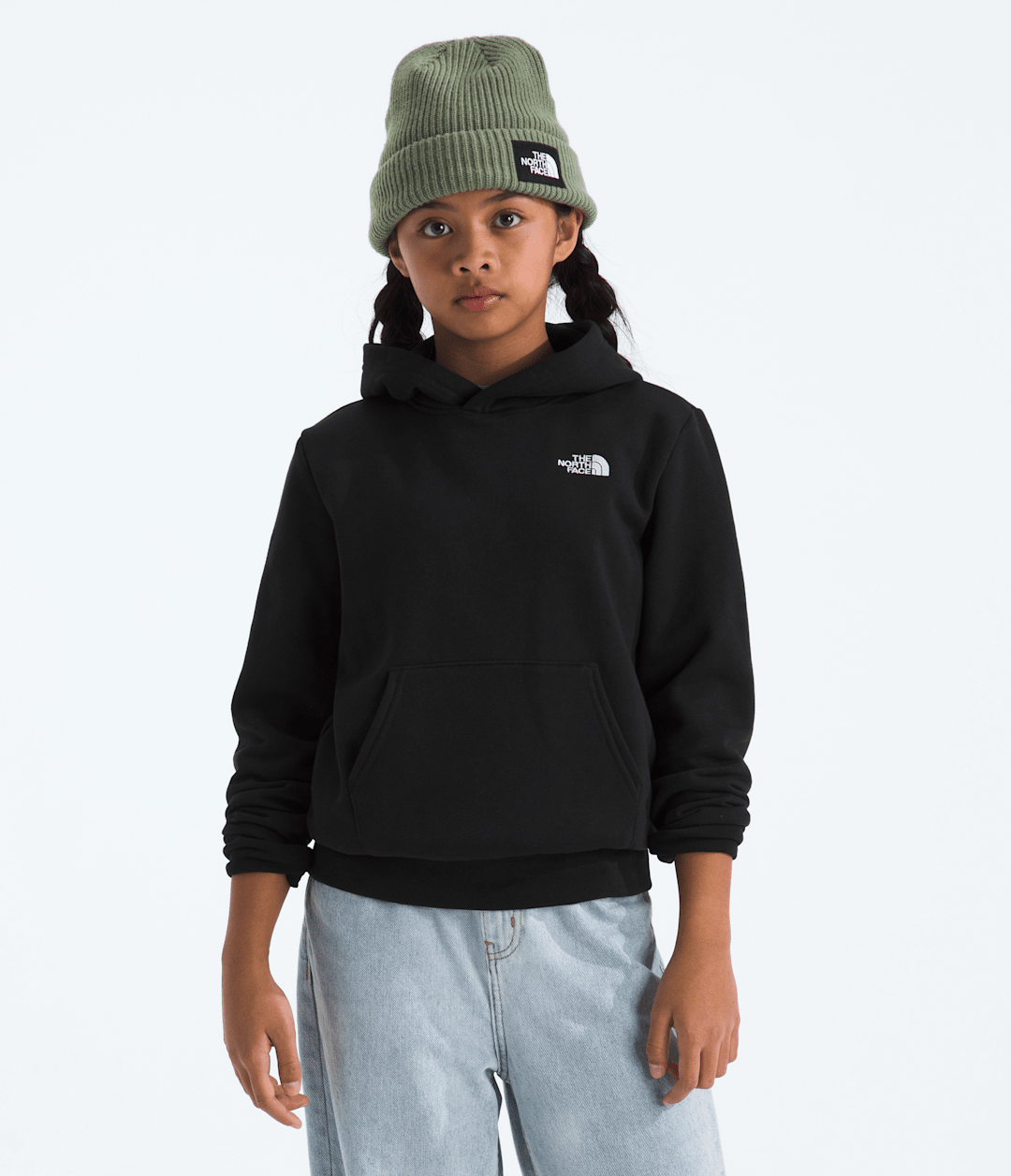 Boys’ & Girls’ Evolution Simple Dome Pullover Hoodie TNF Black