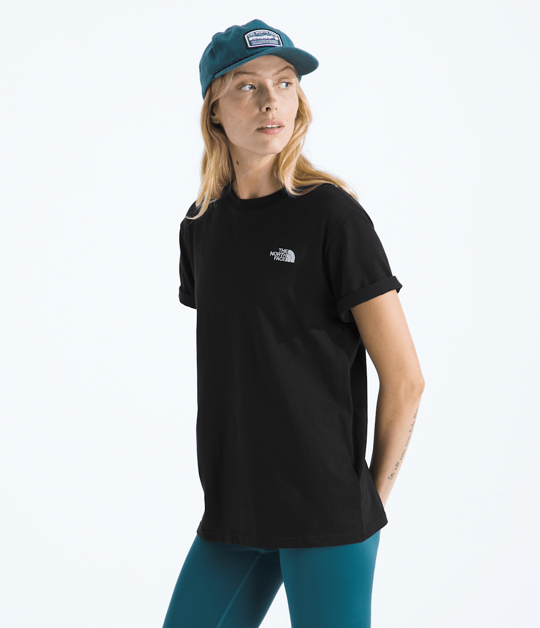 Women’s Evolution Simple Dome Relaxed Short-Sleeve Tee TNF Black
