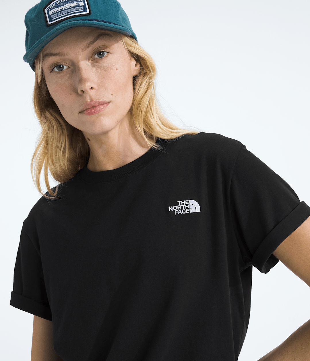 Women’s Evolution Simple Dome Relaxed Short-Sleeve Tee TNF Black