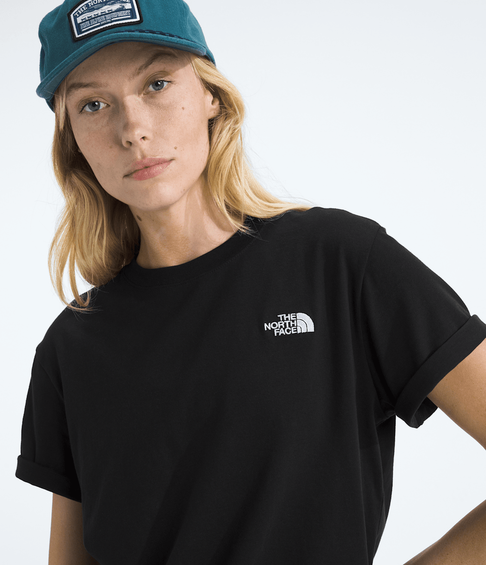 Women’s Evolution Simple Dome Relaxed Short-Sleeve Tee TNF Black