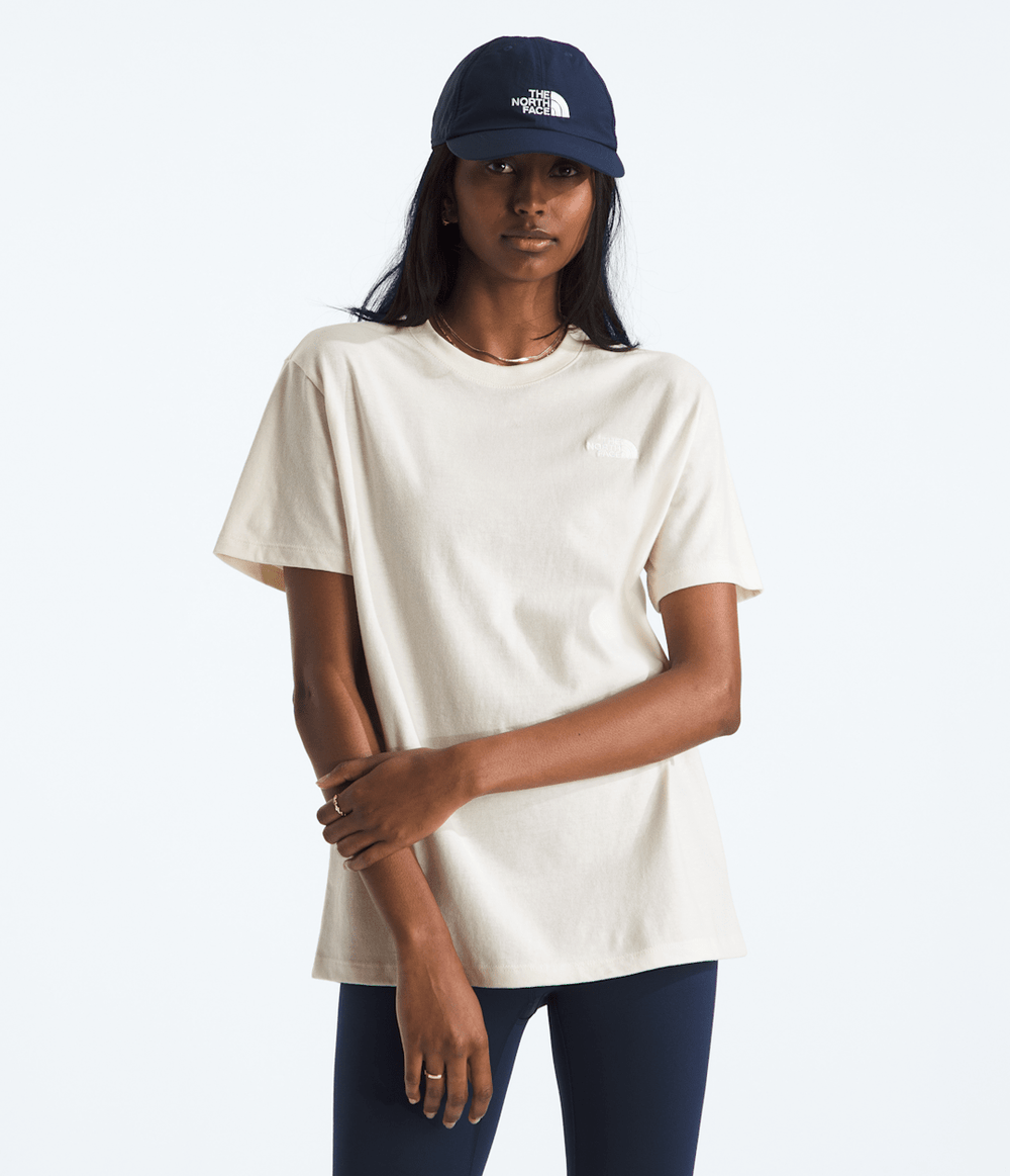 Women’s Evolution Simple Dome Relaxed Short-Sleeve Tee White Dune