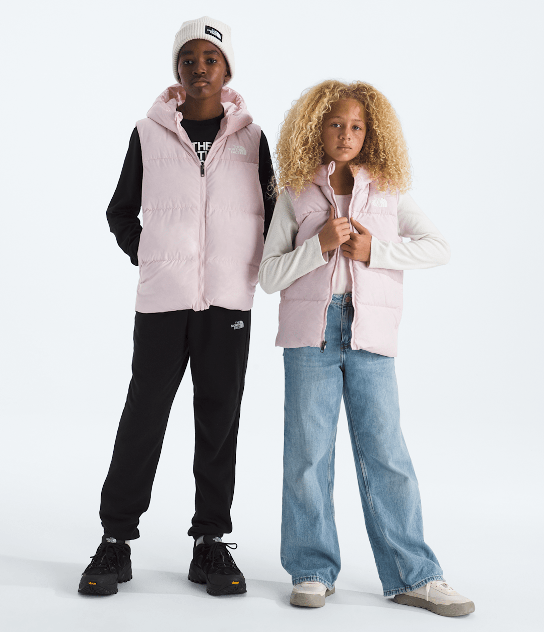 Boys’ & Girls’ North Down Hooded Vest Pale Blossom