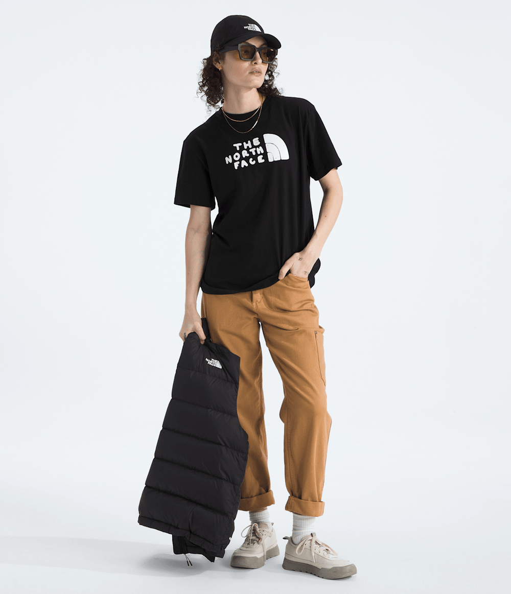 Women’s Evolution Sketch Logo Half Dome Short-Sleeve Tee—Graphic TNF Black
