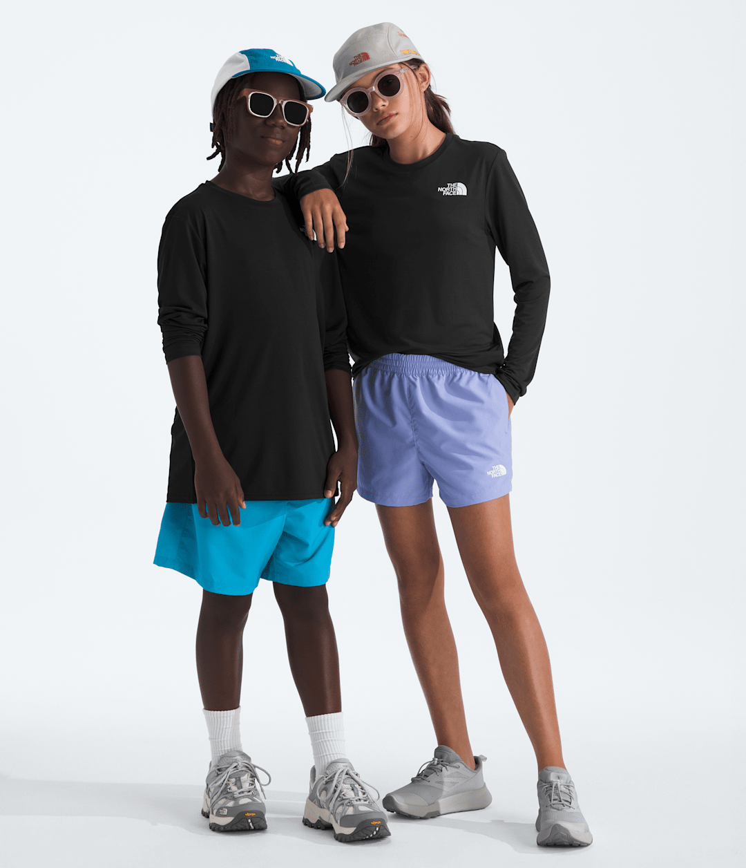Boys’ & Girls’ 24/7 Long-Sleeve Tee TNF Black
