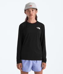 Boys’ & Girls’ 24/7 Long-Sleeve Tee TNF Black