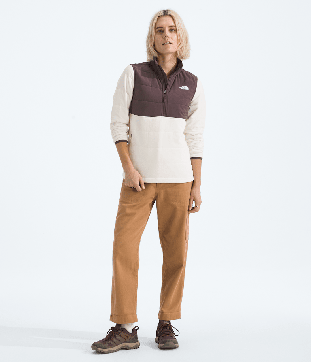 Women’s Mountain Sweatshirt Pullover White Dune/Tawny Quartz