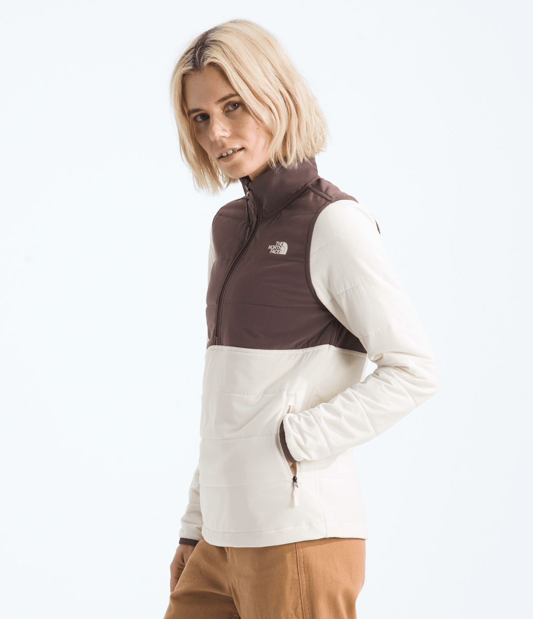 Women’s Mountain Sweatshirt Pullover White Dune/Tawny Quartz