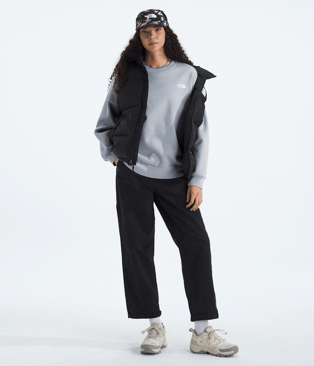 Women’s Evolution Simple Dome Oversized Crew Blue Flax