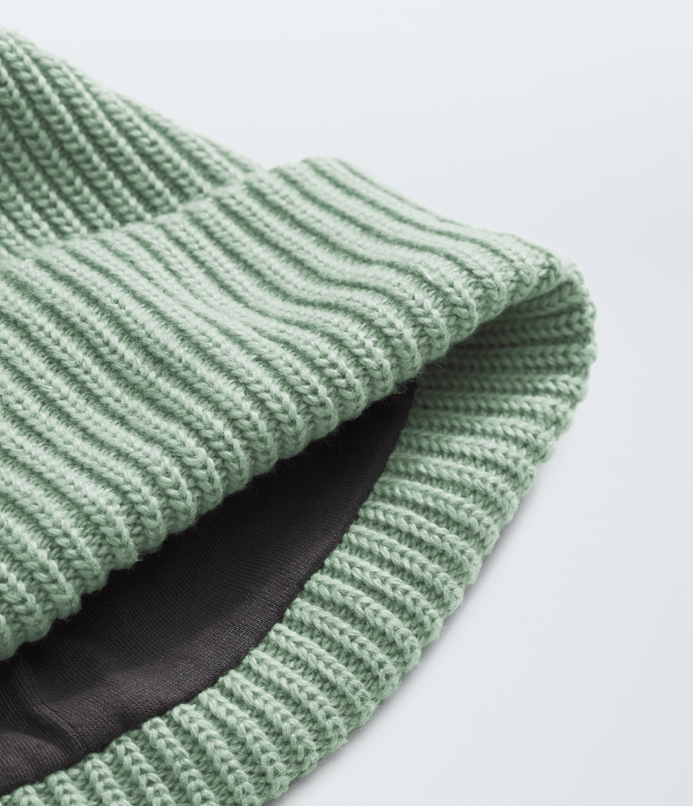Kids’ Salty Lined Beanie Slate Moss