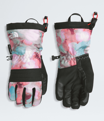 Kids’ Montana Ski Gloves Lite Lilac Lens Flare Print
