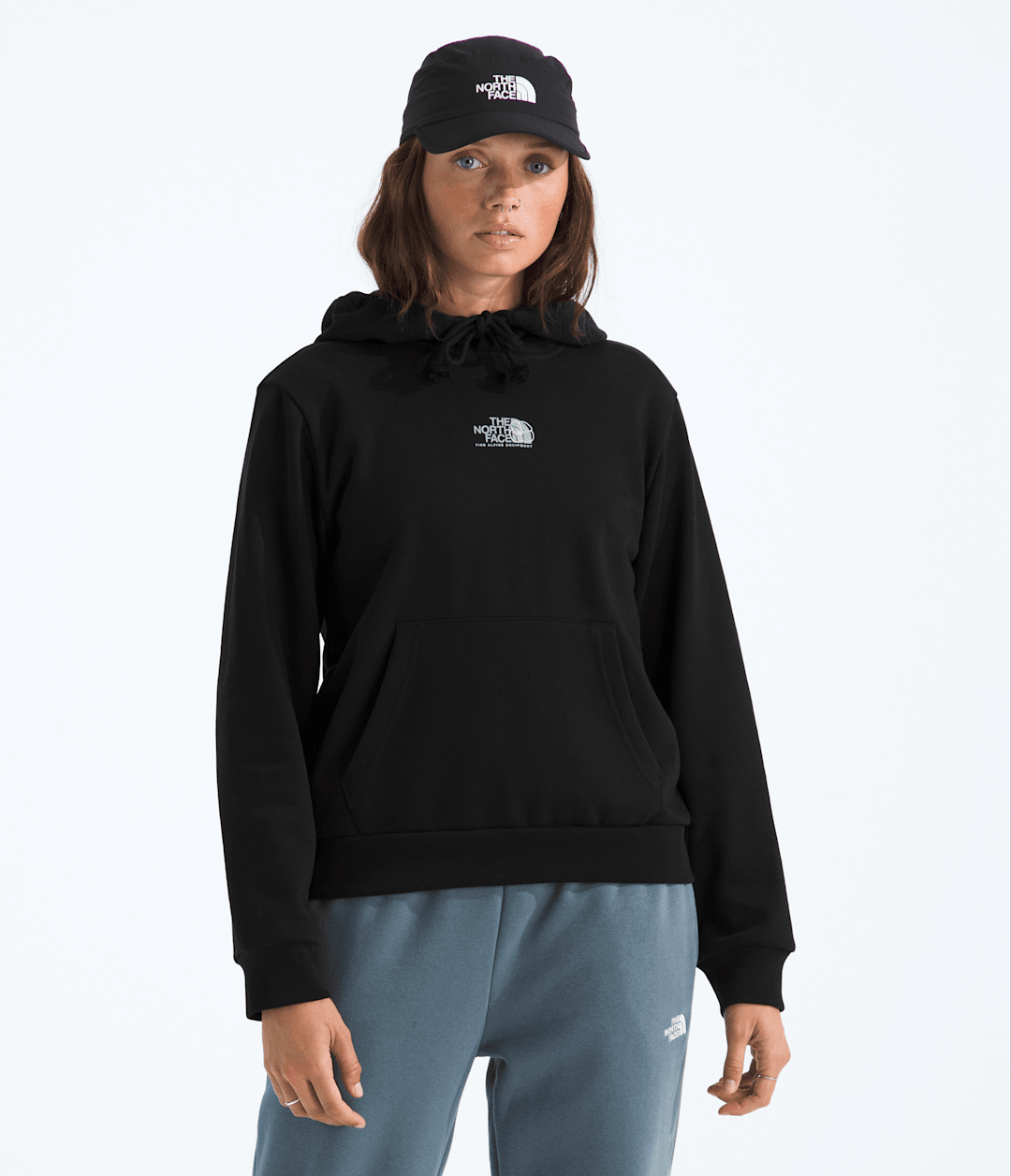 Women’s Floral Alpine Regular Hoodie TNF Black