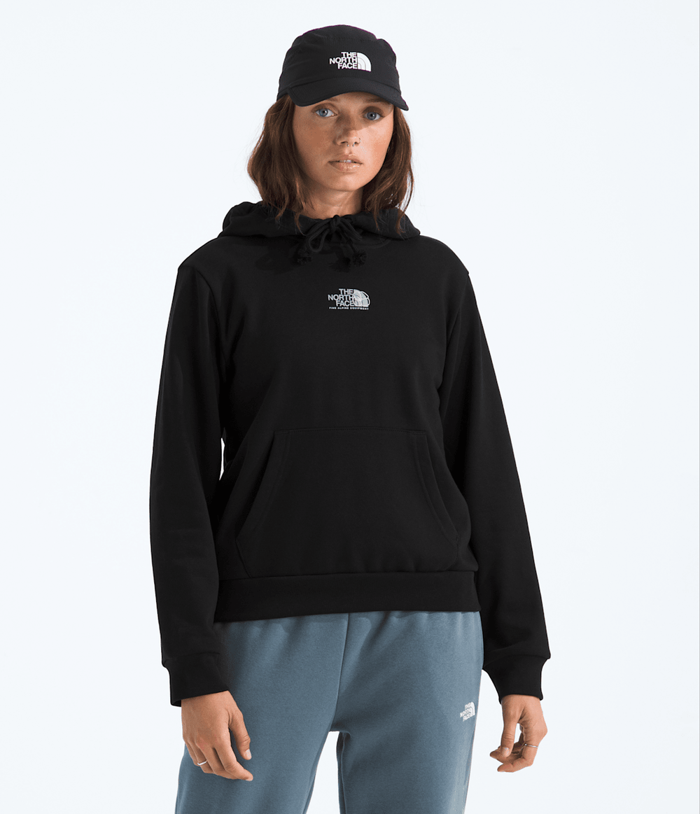 Women’s Floral Alpine Regular Hoodie TNF Black